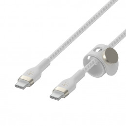 Belkin BOOST↑CHARGE PRO Flex USB-kaapeli USB 2.0 3 m USB C Valkoinen