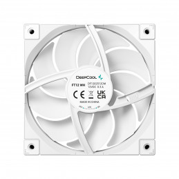 DeepCool FT12 WH Tietokonekotelo Tuuletin 12 cm Valkoinen 1 kpl