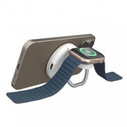 Targus HJ3310WHGL mobiililaitteen laturi Kuulokkeet, Älypuhelin, Älykello Valkoinen USB Langaton lataaminen Pikalataus Sisätila