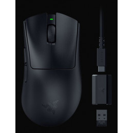 Razer DeathAdder V3 HyperSpeed hiiri Pelaaminen Oikeakätinen RF Wireless + USB Type-C Optinen 26000 DPI
