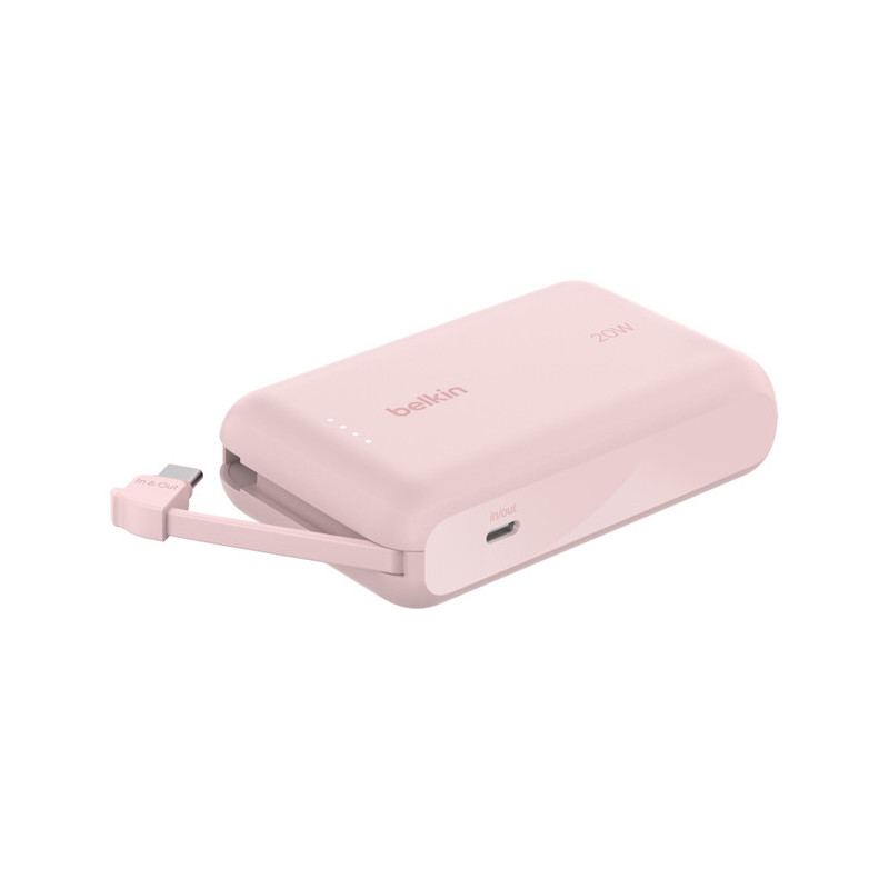 Belkin BPB021HQPK akku- ja paristolaturi 10000 mAh Vaaleanpunainen