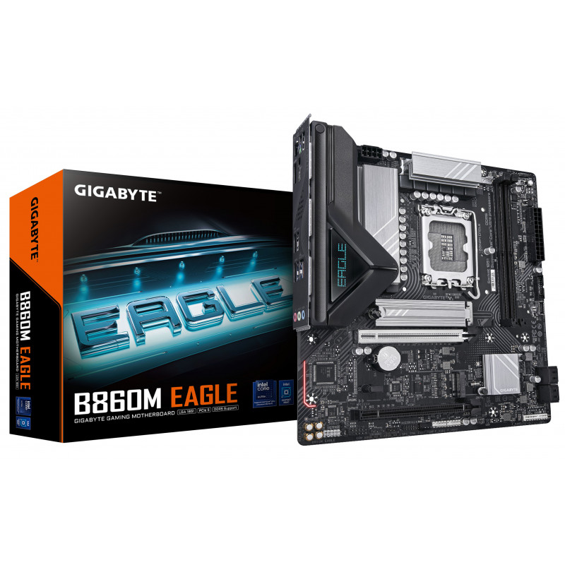 GIGABYTE B860M EAGLE emolevy Intel B860 LGA 1851 (Socket V1) mikro ATX