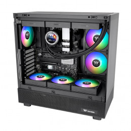 Thermaltake CL-F192-PL12SW-A Tietokoneen jäähdytysjärjestelmä Tietokonekotelo Tuuletin 12 cm musta 3 kpl