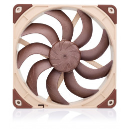 Noctua NF-A14X25 G2 LS-PWM Tietokoneen jäähdytysjärjestelmä Tietokonekotelo Ilmanjäähdytin 14 cm Beige, Ruskea 1 kpl