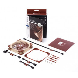 Noctua NF A12x25 FLX Tietokonekotelo Tuuletin 12 cm Beige, Punainen