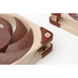 Noctua NF A12x25 FLX Tietokonekotelo Tuuletin 12 cm Beige, Punainen
