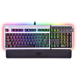 Thermaltake Argent K5 RGB näppäimistö Pelaaminen USB QWERTY englanti Titaani