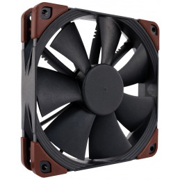 Noctua NF-F12 INDUSTRIALPPC-2000 IP67 PWM Tietokonekotelo Tuuletin 12 cm musta, Ruskea