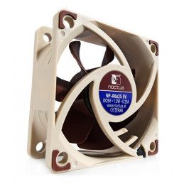 Noctua NF A6x25 5V Tietokonekotelo Tuuletin 6 cm Valkoinen