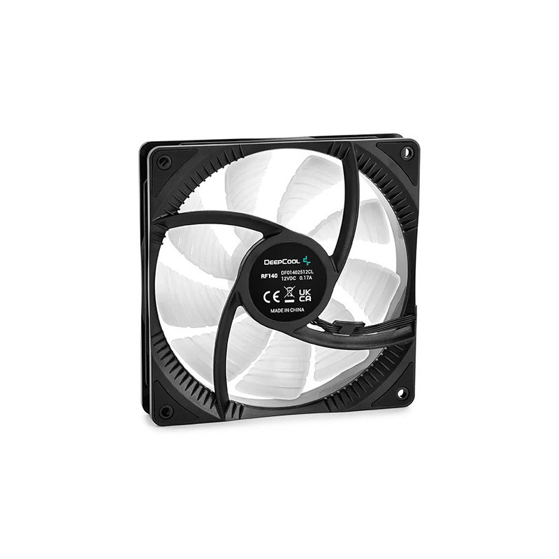 DeepCool RF140 Tietokonekotelo Tuuletin 14 cm musta, Harmaa 1 kpl