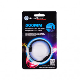 Silverstone CP11 SATA-kaapeli 0,5 m musta