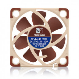 Noctua NF-A4X10 24V PWM Tietokoneen jäähdytysjärjestelmä Tietokonekotelo Tuuletin 4 cm Beige, Ruskea 1 kpl