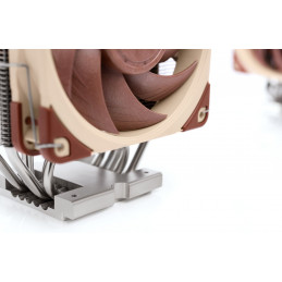 Noctua NH-U12S DX-3647 Tietokoneen jäähdytysjärjestelmä Suoritin Jäähdytin 12 cm Beige, Nikkeli, Punainen