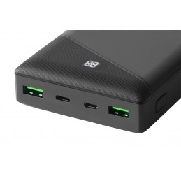 Deltaco PB-C1002 akku- ja paristolaturi Litiumioni (Li-Ion) 30000 mAh musta