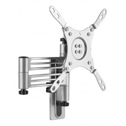 Deltaco ARM-0267 monitorin kiinnike ja jalusta 109,2 cm (43") Seinä Hopea