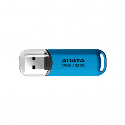 ADATA AC906-32G-RWB USB-muisti 32 GB USB A-tyyppi 2.0 Sininen, Läpinäkyvä