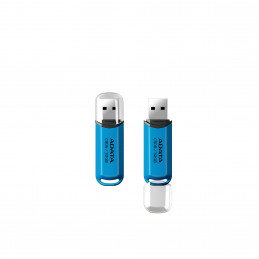 ADATA AC906-32G-RWB USB-muisti 32 GB USB A-tyyppi 2.0 Sininen, Läpinäkyvä