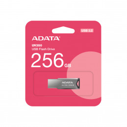 ADATA UV350 USB-muisti 256 GB USB A-tyyppi 3.2 Gen 1 (3.1 Gen 1) Hopea