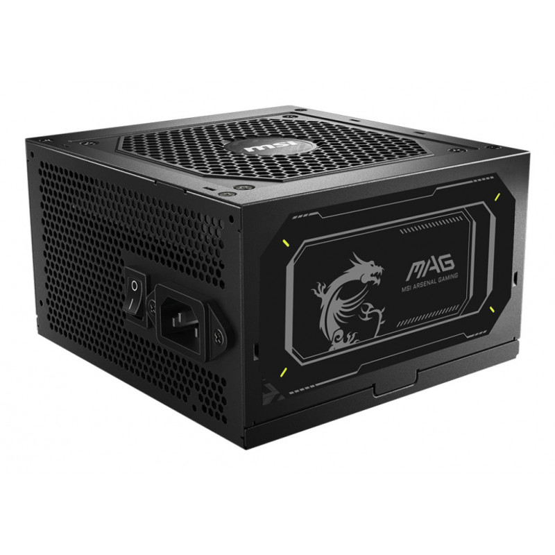 MSI MAG A850GL PCIE5 II virtalähdeyksikkö 850 W 20+4 pin ATX ATX musta