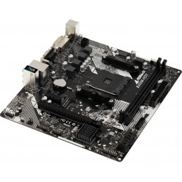 Asrock B450M-HDV R4.0 AMD B450 Kanta AM4 mikro ATX