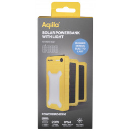 Aqiila Powerbird BS10 Litium polymeeri (LiPo) 10000 mAh Keltainen