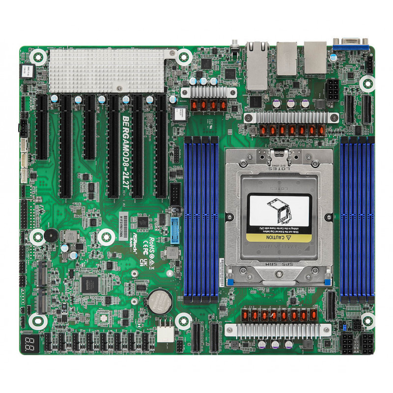 Asrock BERGAMOD8-2L2T emolevy Socket SP5 SSI CEB