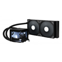 TRYX PANORAMA 240 Suoritin Nestejäähdytyspakkaus 12 cm musta 1 kpl