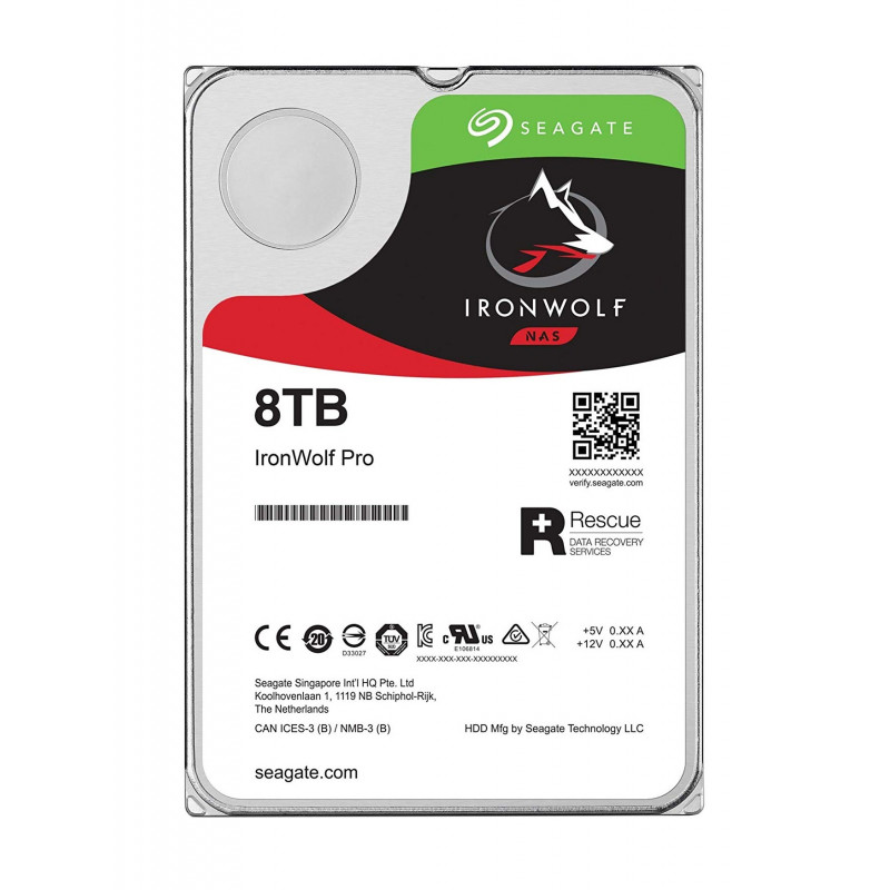 Seagate IronWolf ST8000VNA04 sisäinen kiintolevy 8 TB 7200 RPM 256 MB 3.5" Serial ATA III