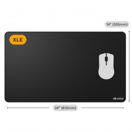Glorious Gaming GLO-MP2-CLTH-STC-XLE-BLK hiirimatto Pelihiirimatto musta