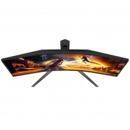 AOC G4 CU34G4Z tietokoneen litteä näyttö 86,4 cm (34") 3440 x 1440 pikseliä Wide Quad HD LED musta, Punainen