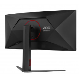 AOC G4 CU34G4Z tietokoneen litteä näyttö 86,4 cm (34") 3440 x 1440 pikseliä Wide Quad HD LED musta, Punainen