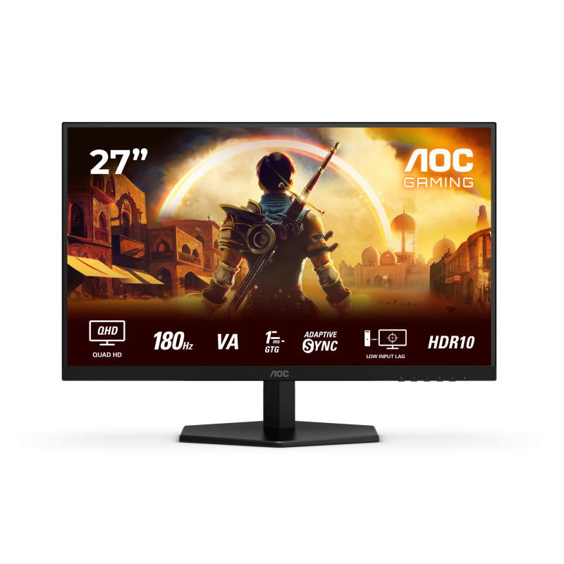 AOC G4 Q27G42XNE tietokoneen litteä näyttö 68,6 cm (27") 2560 x 1440 pikseliä Quad HD LED musta, Punainen