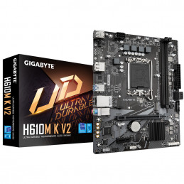 GIGABYTE H610M K V2 emolevy Intel H610 LGA 1700 mikro ATX