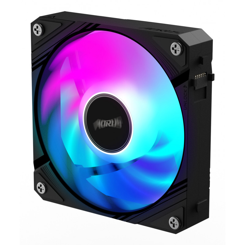 GIGABYTE AORUS EZ CHAIN FAN 120 Emolevy Tuuletin 12 cm musta 1 kpl