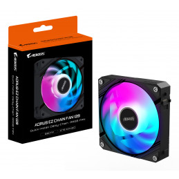 GIGABYTE AORUS EZ CHAIN FAN 120 Emolevy Tuuletin 12 cm musta 1 kpl