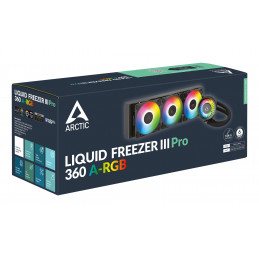 ARCTIC Liquid Freezer III Pro 360 A-RGB Suoritin Nestejäähdytyspakkaus 12 cm musta 1 kpl
