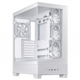 ASUS A31 Plus TG ARGB WHITE Midi Tower Valkoinen