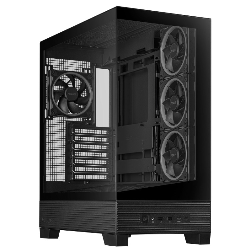 ASUS A31 Plus TG ARGB BLACK Midi Tower musta