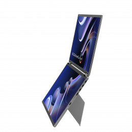 ASUS ZenScreen Duo OLED MQ149CD tietokoneen litteä näyttö 35,6 cm (14") 1920 x 1200 pikseliä WUXGA Hopea