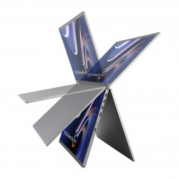 ASUS ZenScreen Duo OLED MQ149CD tietokoneen litteä näyttö 35,6 cm (14") 1920 x 1200 pikseliä WUXGA Hopea