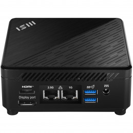 MSI Cubi 5 12M-005EU Intel® Core™ i3 i3-1215U 8 GB DDR4-SDRAM 256 GB SSD Windows 11 Home Mini PC musta
