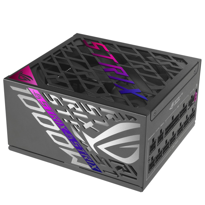 ASUS ROG STRIX-1000P-GAMING virtalähdeyksikkö 1000 W 20+4 pin ATX ATX musta, Hopea