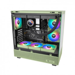 Thermaltake Matcha Green CT120 Tietokonekotelo Tuuletin 12 cm Harmaa 2 kpl