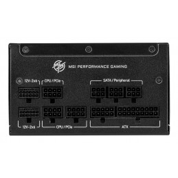 MSI MPG A1250GS PCIE5 virtalähdeyksikkö 1250 W 20+4 pin ATX ATX musta