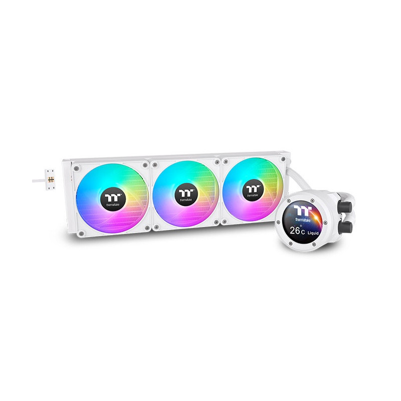 Thermaltake TH360 V2 Ultra EX ARGB Suoritin All-in-one-nesteenjäähdytin 12 cm Valkoinen 1 kpl