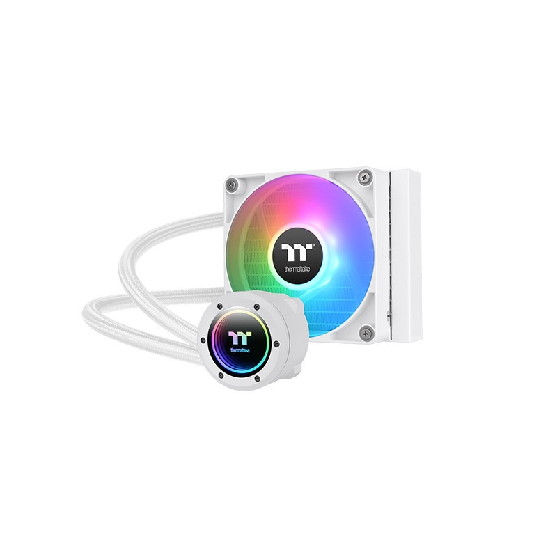 Thermaltake TH120 V2 ARGB Suoritin Nestejäähdytyspakkaus 12 cm Valkoinen 1 kpl