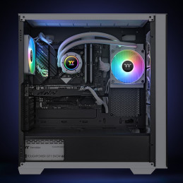 Thermaltake TH120 V2 ARGB Suoritin Nestejäähdytyspakkaus 12 cm Valkoinen 1 kpl
