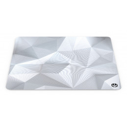 ENDORFY Crystal Onyx White L Pelihiirimatto musta, Valkoinen