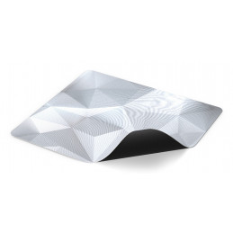 ENDORFY Crystal Onyx White L Pelihiirimatto musta, Valkoinen