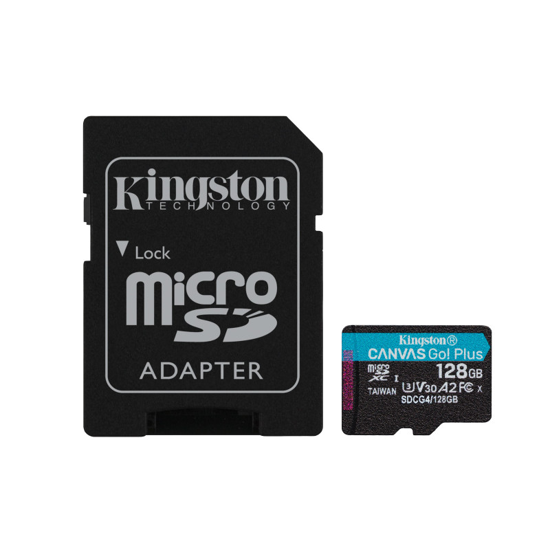 Kingston Technology Canvas Go! Plus 128 GB MicroSD UHS-I Luokka 10